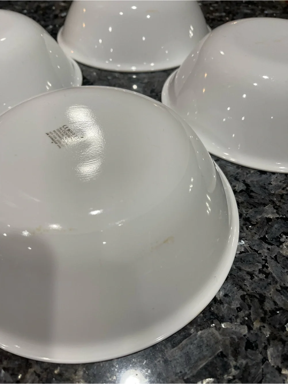 Corelle White 8.5 inch Pasta Salad Dinner Bowls - Set of 4